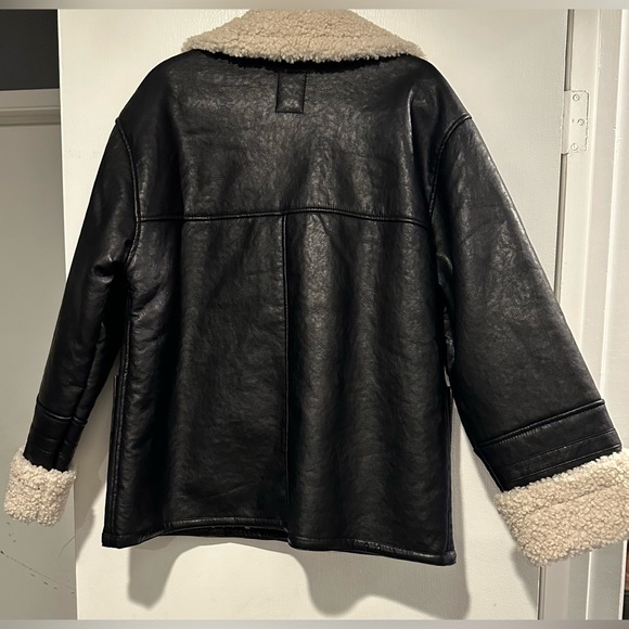 FREE PEOPLE 
Kaja Vegan Bonded Peacoatblack🖤 - Picture 6 of 13